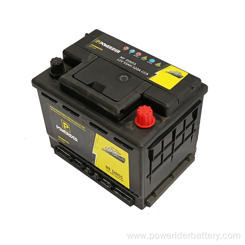 12v 55ah DIN55 55559 lead-acid car starting battery